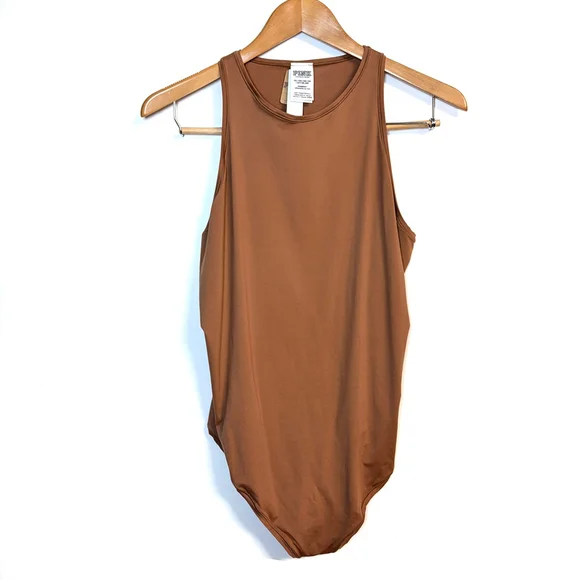Victoria's Secret PINK Victoria's Secret Bodysuit XXL Brown NEW WITH TAGS - Picture 1 of 6